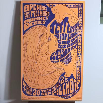 Opening of the Fillmore Summer Series Jefferson Airplane Jim Hendrix