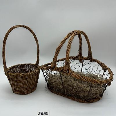 Collection of Six Vintage Baskets