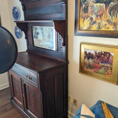 Antique Victorian Eastlake(?) Hutch