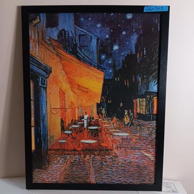 Framed Italian Dining Scene