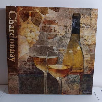 Chardonnay Wine Canvas