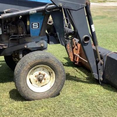 Ford 5610 Tractor with Box Blade and Bucket