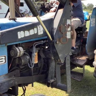 Ford 5610 Tractor with Box Blade and Bucket