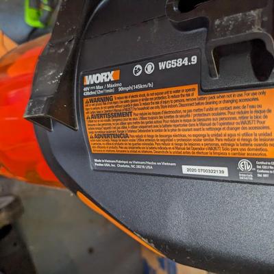 Set of 3 Battery Powered Worx Garden Tools