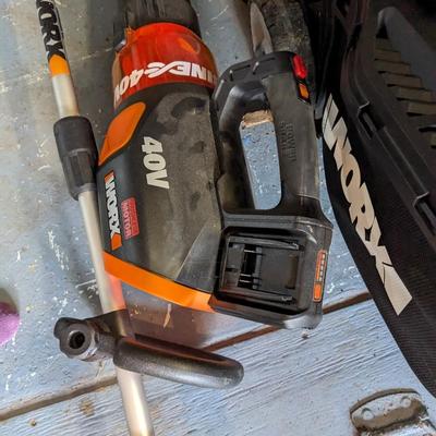 Set of 3 Battery Powered Worx Garden Tools