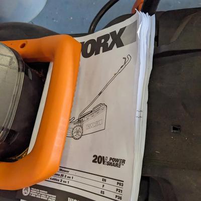 Set of 3 Battery Powered Worx Garden Tools