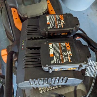 Set of 3 Battery Powered Worx Garden Tools