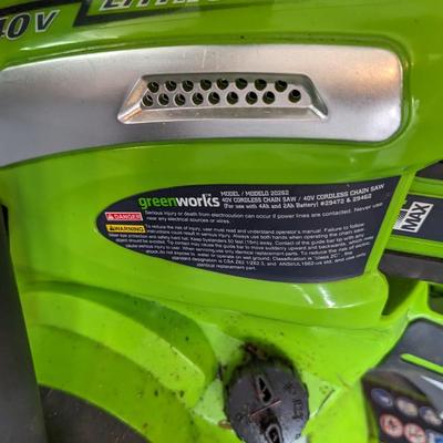 12" Greenworks 40V Battery Powered Saw