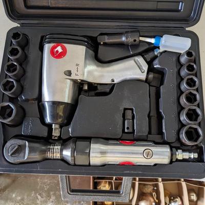 1/2" Impact Wrench and 3/8" Air Ratchet Set - Campbell Hausfeld