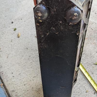 Cow Skin (?) Lined Planter