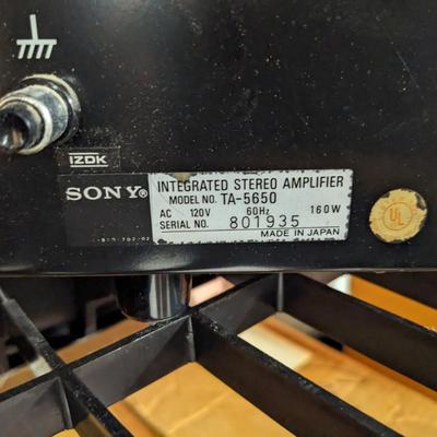 SONY TA-5650 V-FET Audio Amplifier