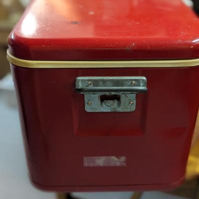 1970's Thermos 48 QT. Capacity Steel Cooler