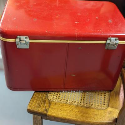 1970's Thermos 48 QT. Capacity Steel Cooler