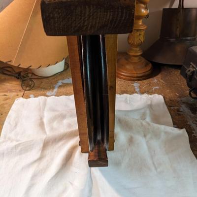 Vintage Wooden Rope Pulley