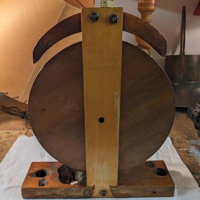 Vintage Wooden Rope Pulley
