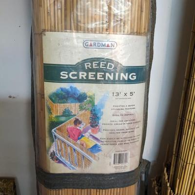NIB and Partially Used Reed Garden Fence