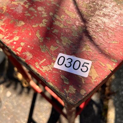 Antique Vintage Lot - Pogo Stick, 2 Metal Fans, Rustic Folding Stool