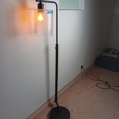 Black Glass Lamp