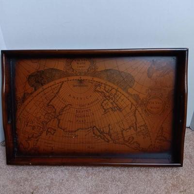 World Map Tray