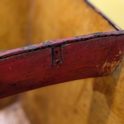 Antique Wooden Market Basket