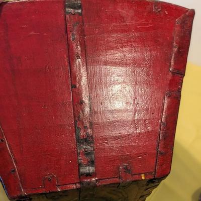 Antique Wooden Market Basket