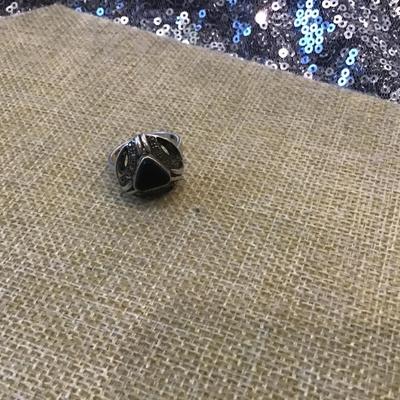 Vintage Onyx Sterling 925 Ring