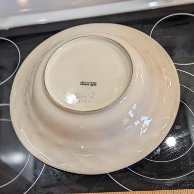 Large Ceramic Serving Bowl, Made in Italy