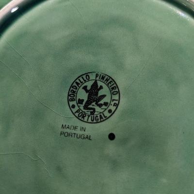 Huge Collection of Bordallo Pinheiro Green Cabbage Earthenware