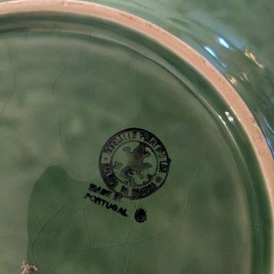 Huge Collection of Bordallo Pinheiro Green Cabbage Earthenware