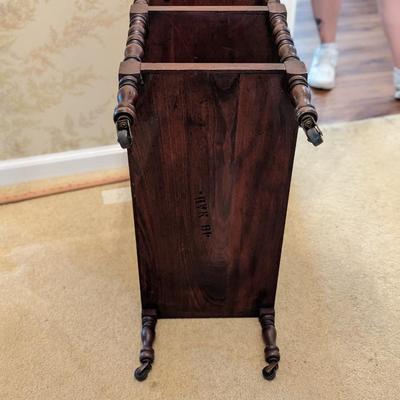 Classic English Side Table/Etagere, Mahogany
