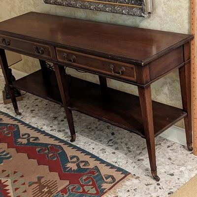 Antique Hall Console Table