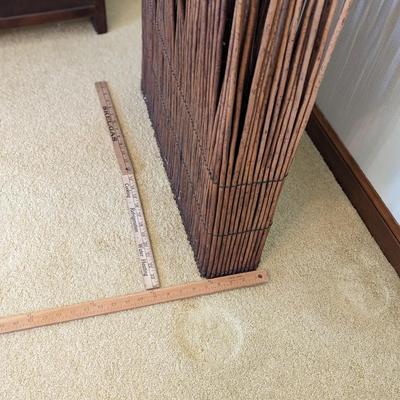 1 of 2 Bamboo Block Screen