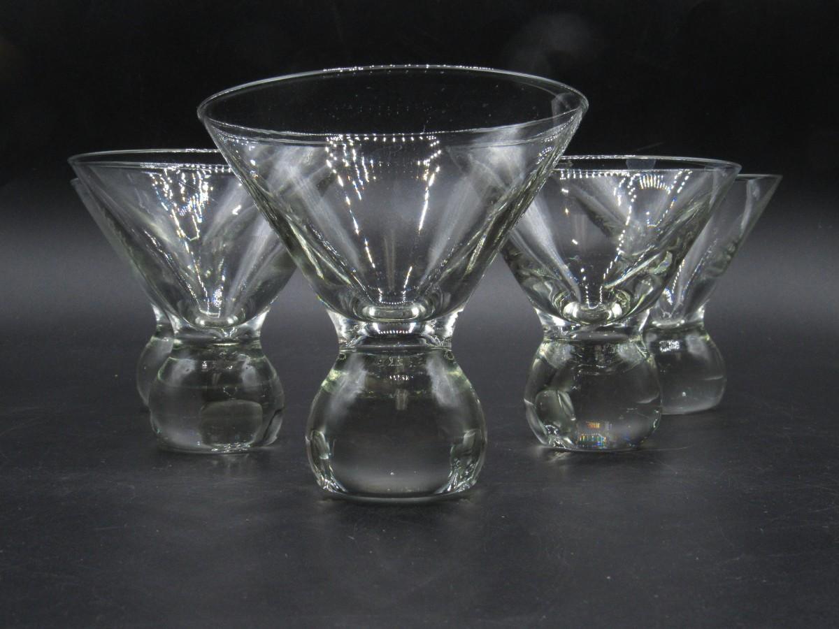 Mid Century Martini Glasses