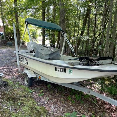 12' Carolina Skiff Boat with Trailer