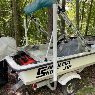 12' Carolina Skiff Boat with Trailer