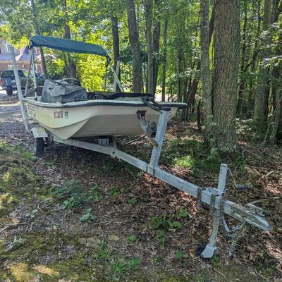 12' Carolina Skiff Boat with Trailer