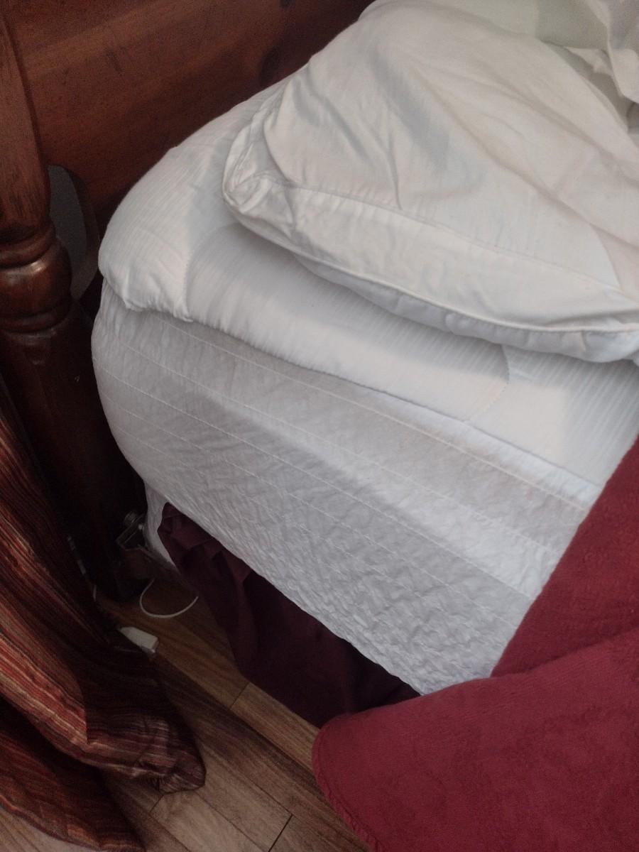 King Size Bed with Mattress Set and Bedding