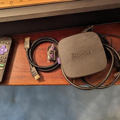 Vizio Sound Bar and Woofer, Roku System