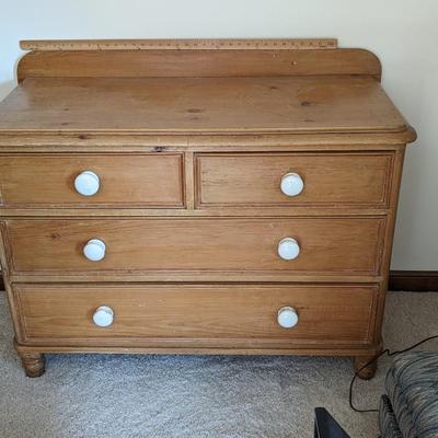 Beautifully Simple Farmhouse Antique Pine Dresser