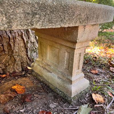 Vintage Curved Garden Bench