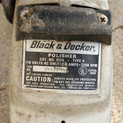 BLACK & DECKER ELECTRIC GRINDER-EXTENSION CORD=BUTANE TANK WITH TORCH