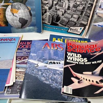 Pilot lot P57 mustang airplane maps