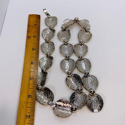 LOT46: Silver Tone Necklace Collection