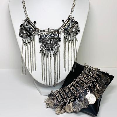 LOT 55: Parklane Necklace & Boho Style Bracelet