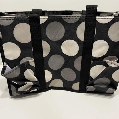LOT 65: Thirty-One Collection: Zip Top Utility Tote, Zipper Pouch, Get Creative Zip Pouch & Organizing Zip Case