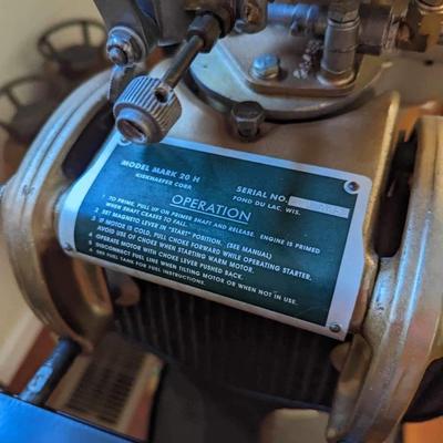 Mercury 20 HP Aeroliner Restored Boat Motor