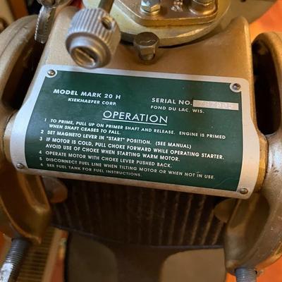 Mercury 20 HP Aeroliner Restored Boat Motor