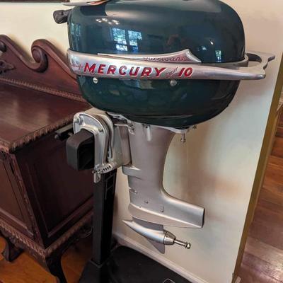 Mercury 10 Restored Outboard Boat Motor
