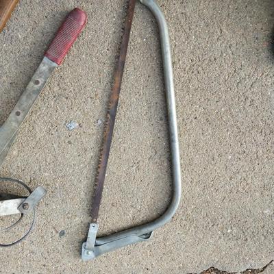 COME-ALONG AND HAND TOOLS