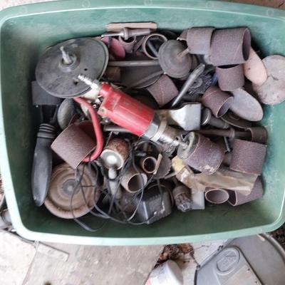 AIR GRINDER/SANDER AND ATTACHMENTS